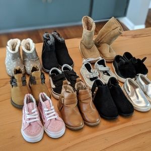 Toddler Girl Shoe Lot / Bundle Sizes 4-6